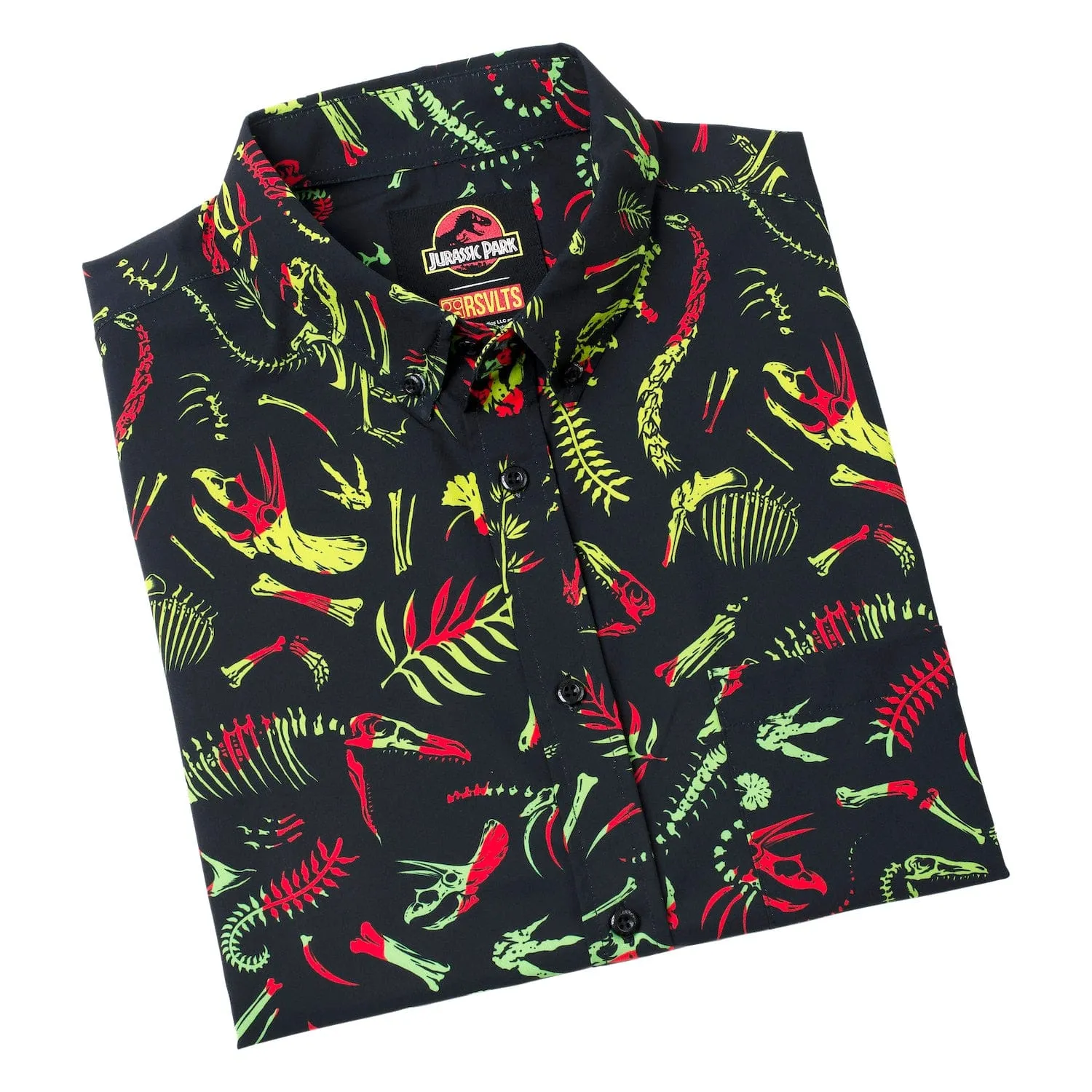 Jurassic Park "Fossil Records" – KUNUFLEX Short Sleeve Shirt