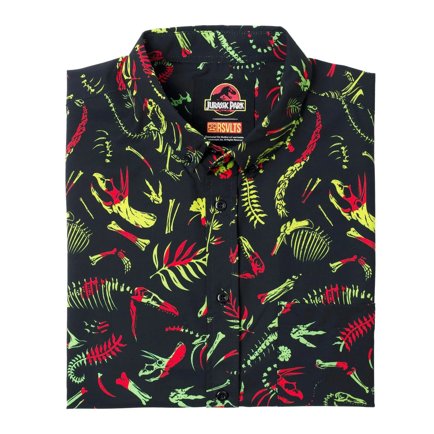Jurassic Park "Fossil Records" – KUNUFLEX Short Sleeve Shirt