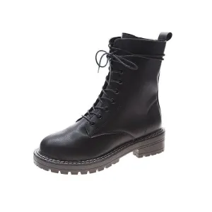 Kathryn – Vegan Leather Women's Snow Boots with Wool and Non-Slip Sole