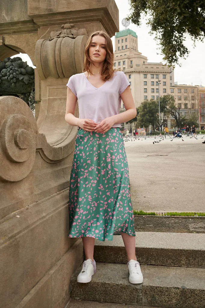 Keeping It Wild midi skirt