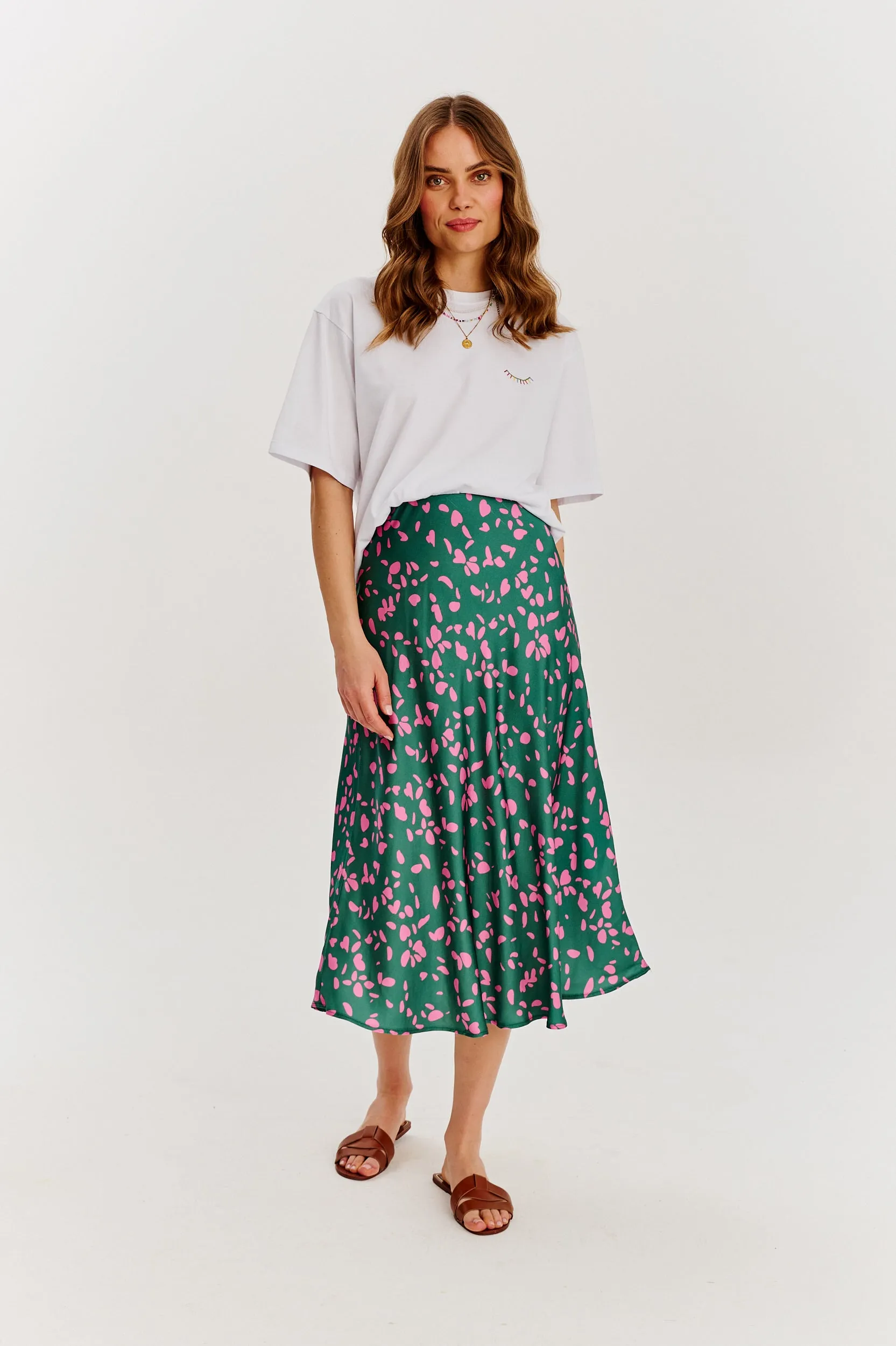 Keeping It Wild midi skirt