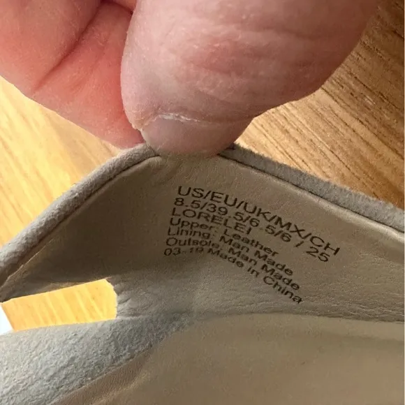Kenneth Cole Lorelei Platform Ankle Strap Espadrille Wedge, Size 8.5, Light Gray