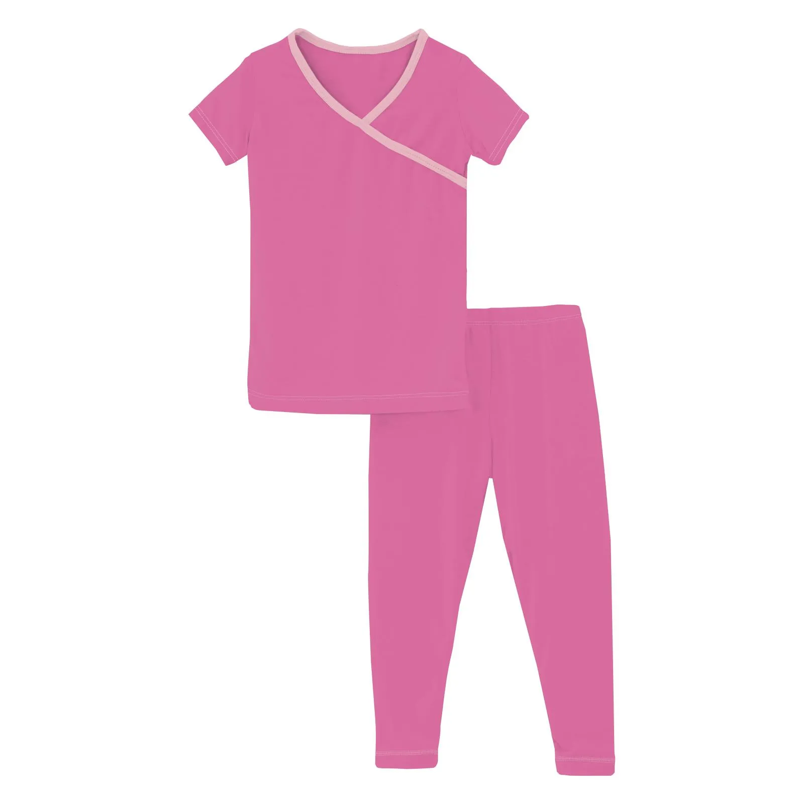 Kickee Pants Tulip with Cake Pop Short Sleeve Kimono Pajama Set