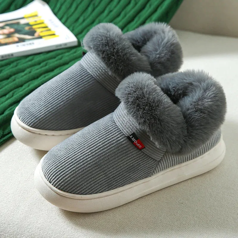 Kidmi Plush Winter House Shoes for Women and Men