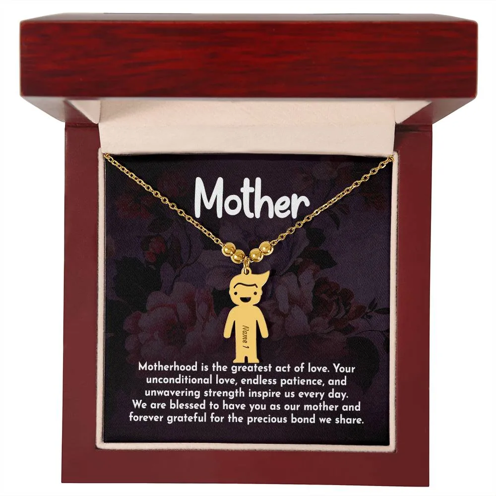 Kids Charm Necklace for Mom