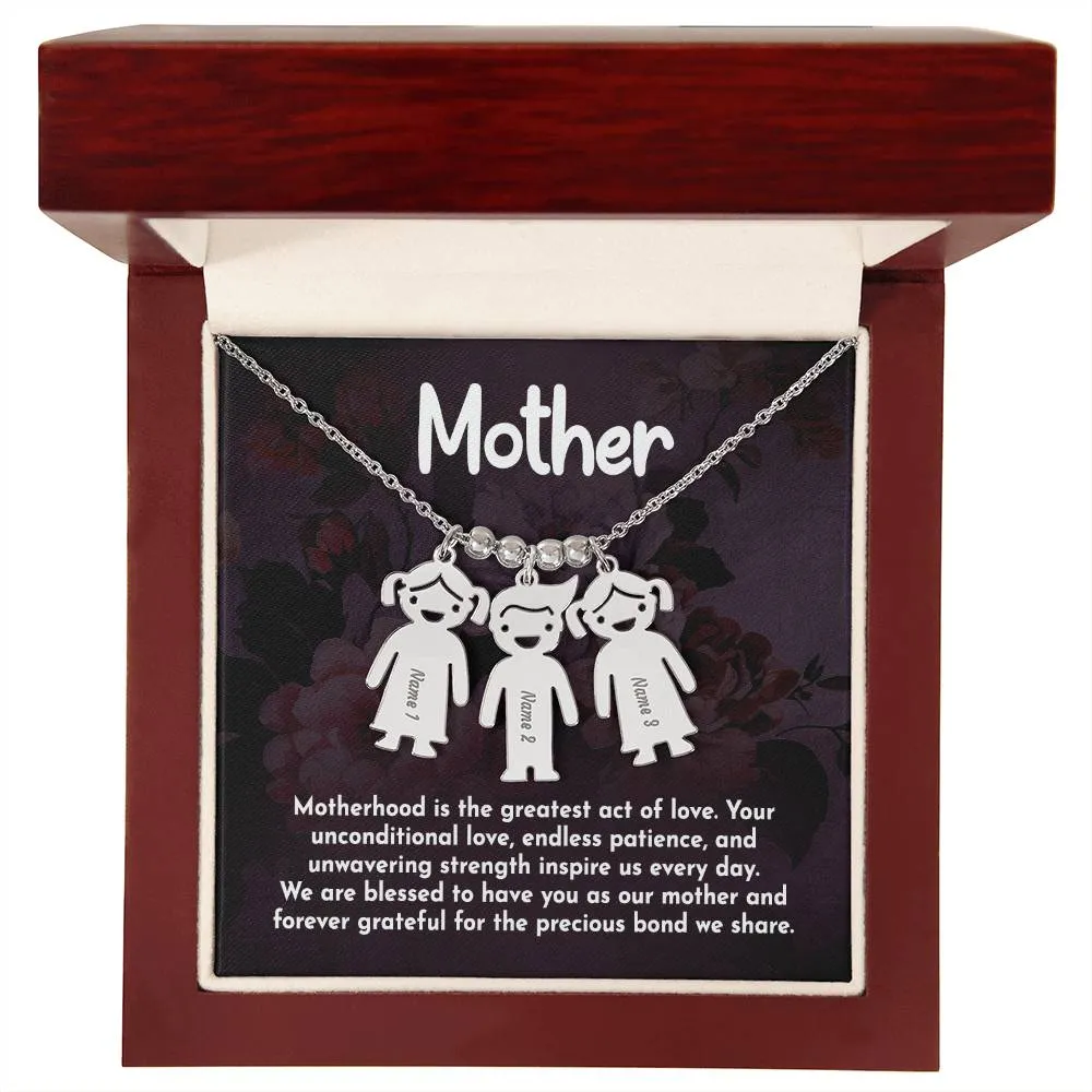 Kids Charm Necklace for Mom