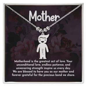 Kids Charm Necklace for Mom