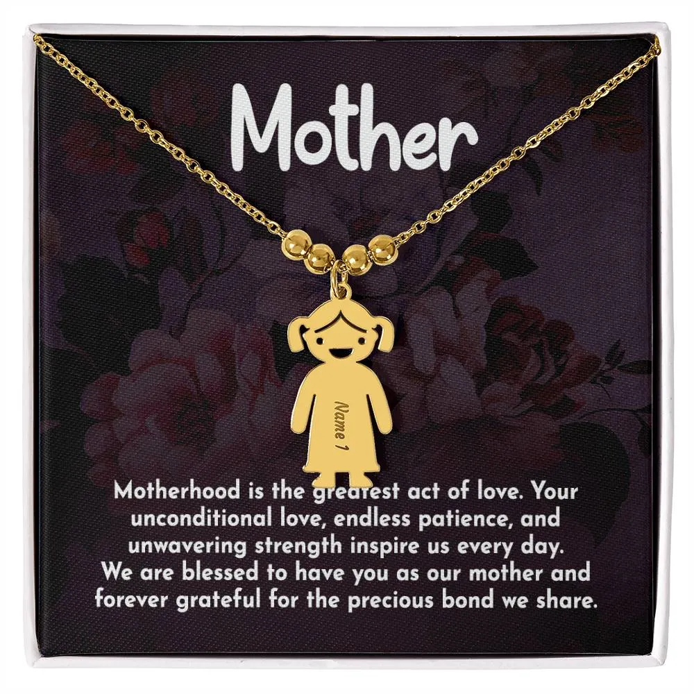 Kids Charm Necklace for Mom