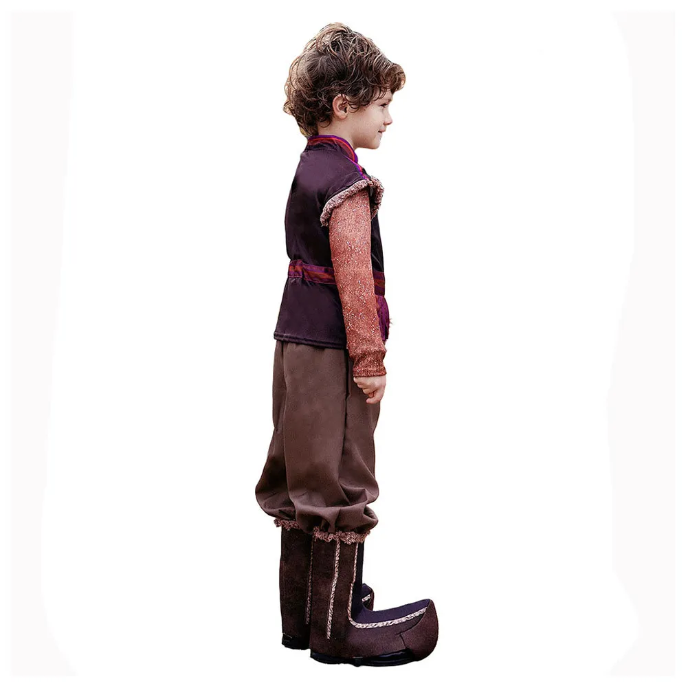 Kids Children Kristoff Cosplay Costume Outfits Halloween Carnival Party Disguise Suit