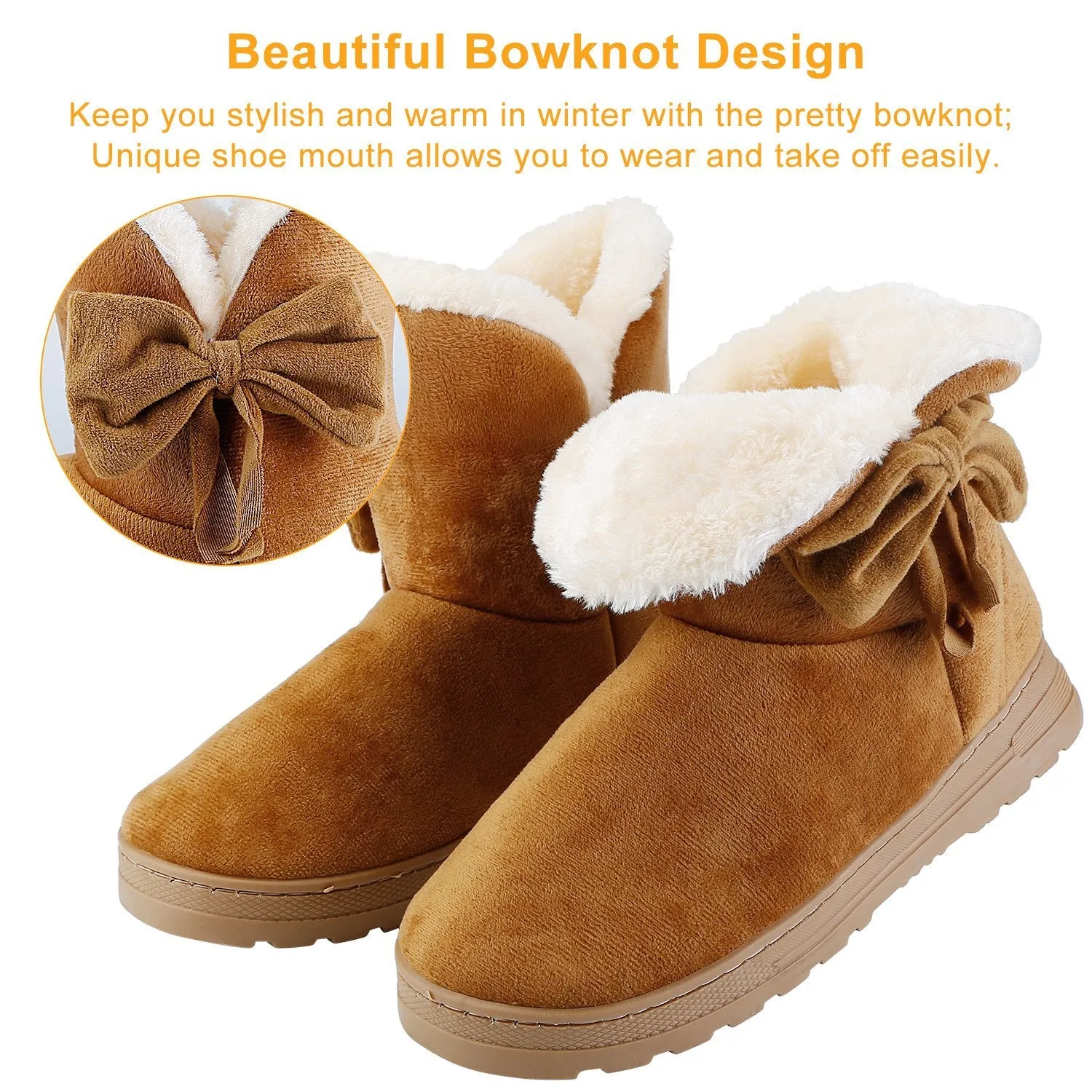 Ladies Snow Boots Super Soft Mid-Calf
