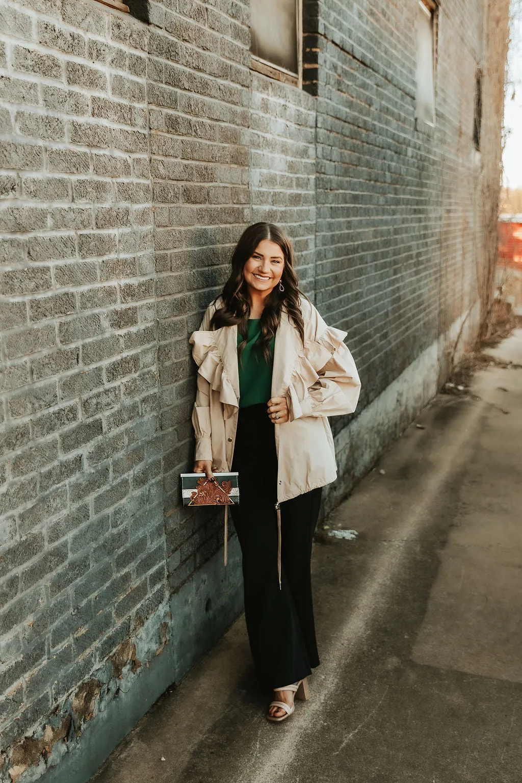 Latte Ruffle Jacket