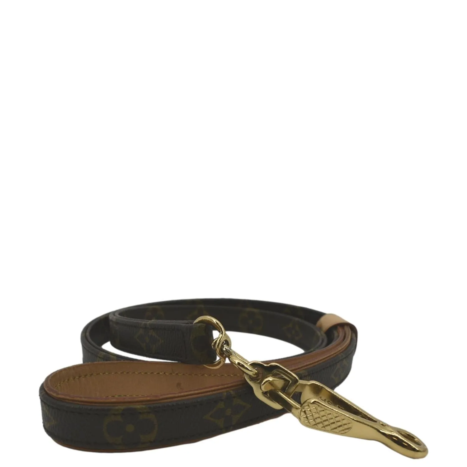 LOUIS VUITTON Monogram Canvas Strap Brown