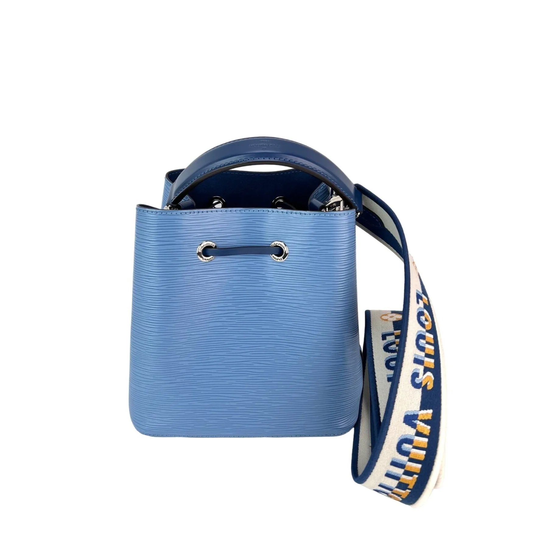 Louis Vuitton Neo Noe BB Blue Epi Leather Shoulder Bag