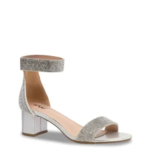 Macy Silver Rhinestone Shoe