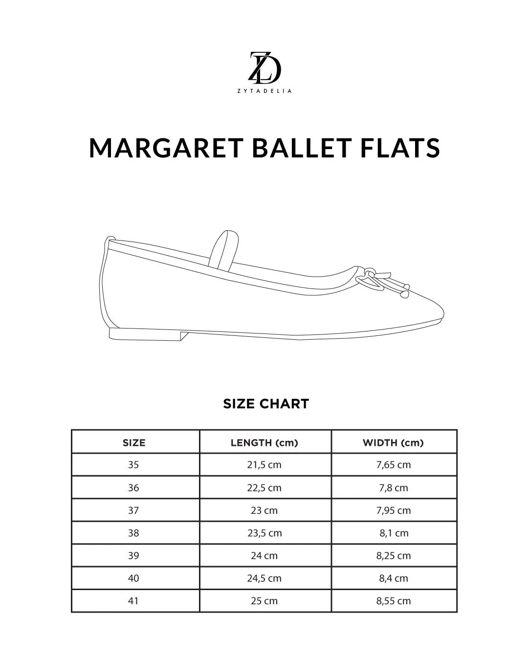 Margaret Ballet Flats - Chalk