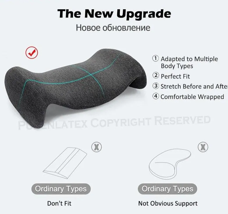Memory Foam Lumbar Pain Relief Back Support Cushion