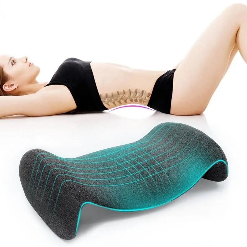 Memory Foam Lumbar Pain Relief Back Support Cushion