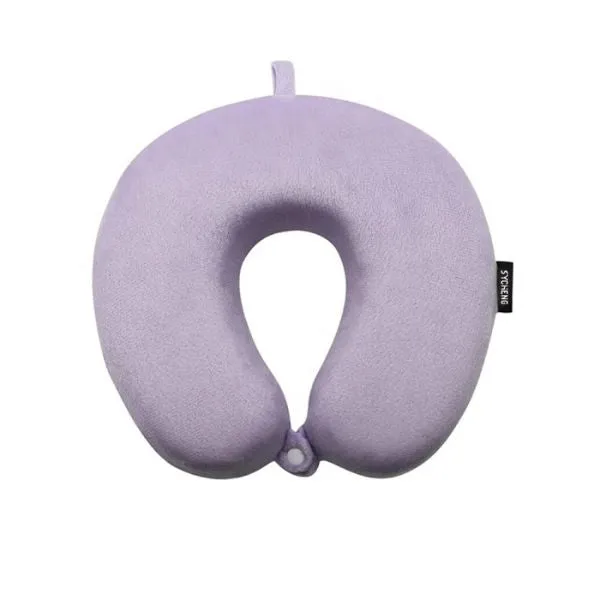 Memory Foam Travel Neck Pillow (Black or Grey)