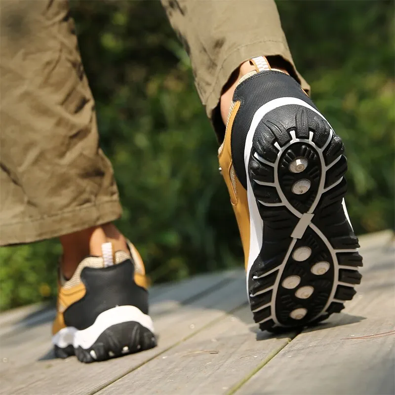 Men outdoor casual sneakers comfortable lightweight shoes for men