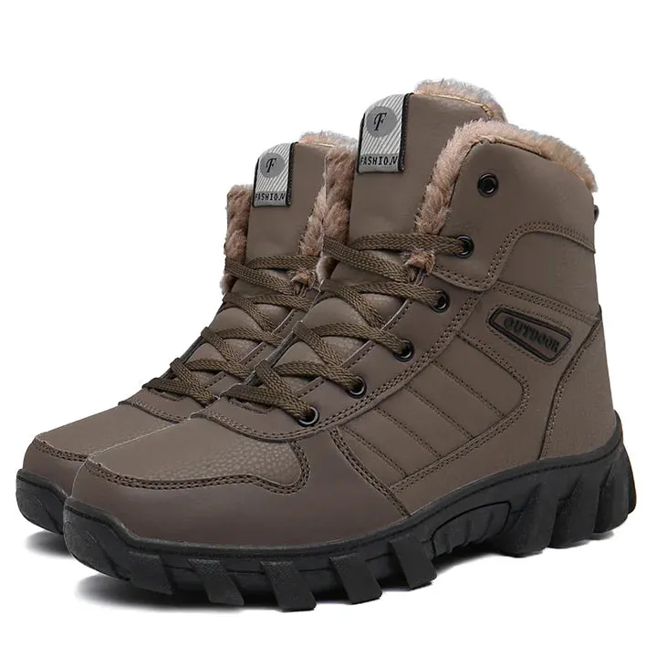 Men's Arch Support Handmade Waterproof Anti-Slip Durable Genuine Leather Boots