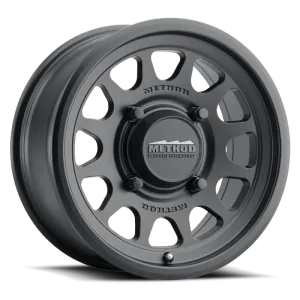Method MR414 Bead Grip 15x7 / 5 2/38mm Offset / 5x4.5 / 76mm CB Matte Black Wheel