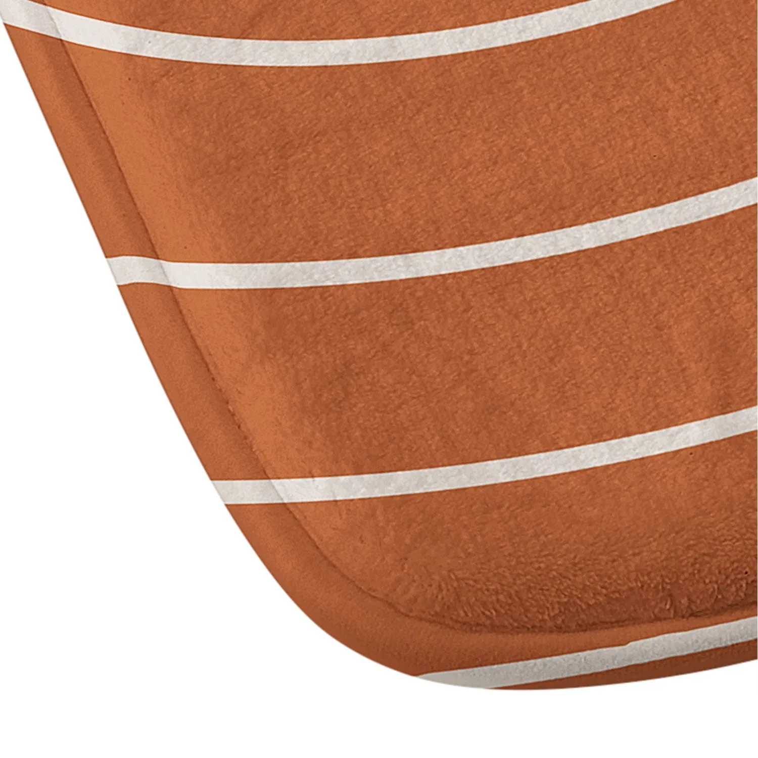 MINIMAL LINE CURVATURE CORAL MEMORY FOAM BATH MAT