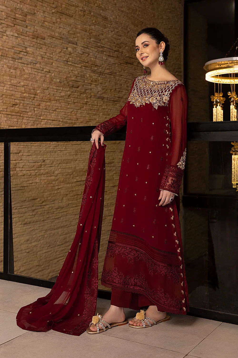 Mookaite |  Azure Ensembles Chiffon 3PCS 2023
