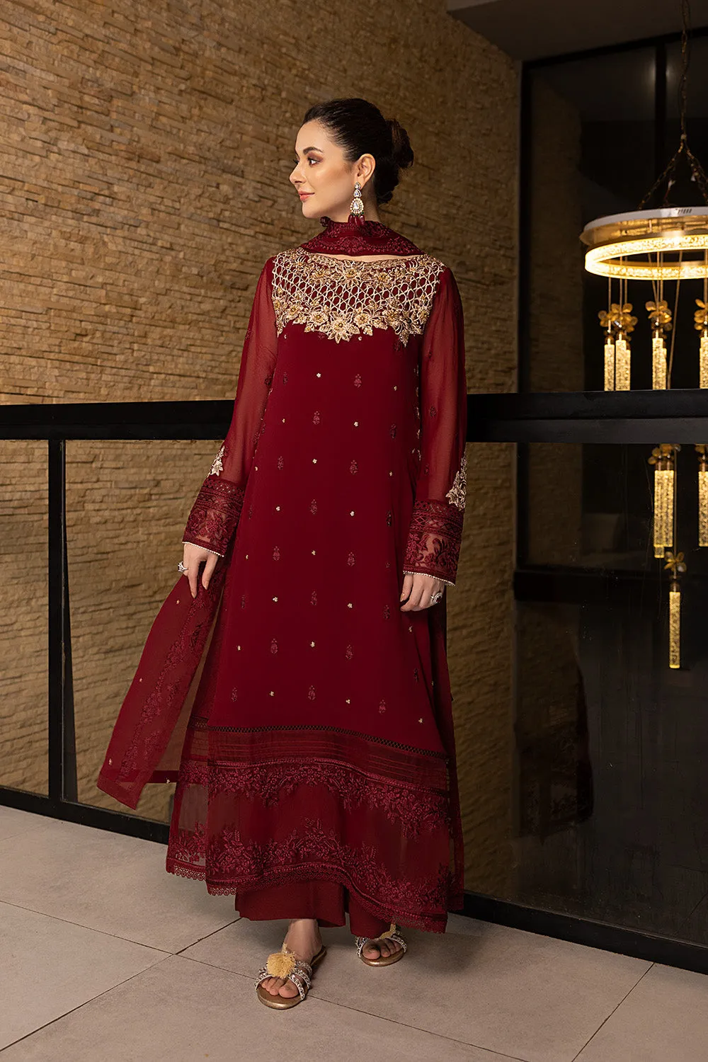 Mookaite |  Azure Ensembles Chiffon 3PCS 2023