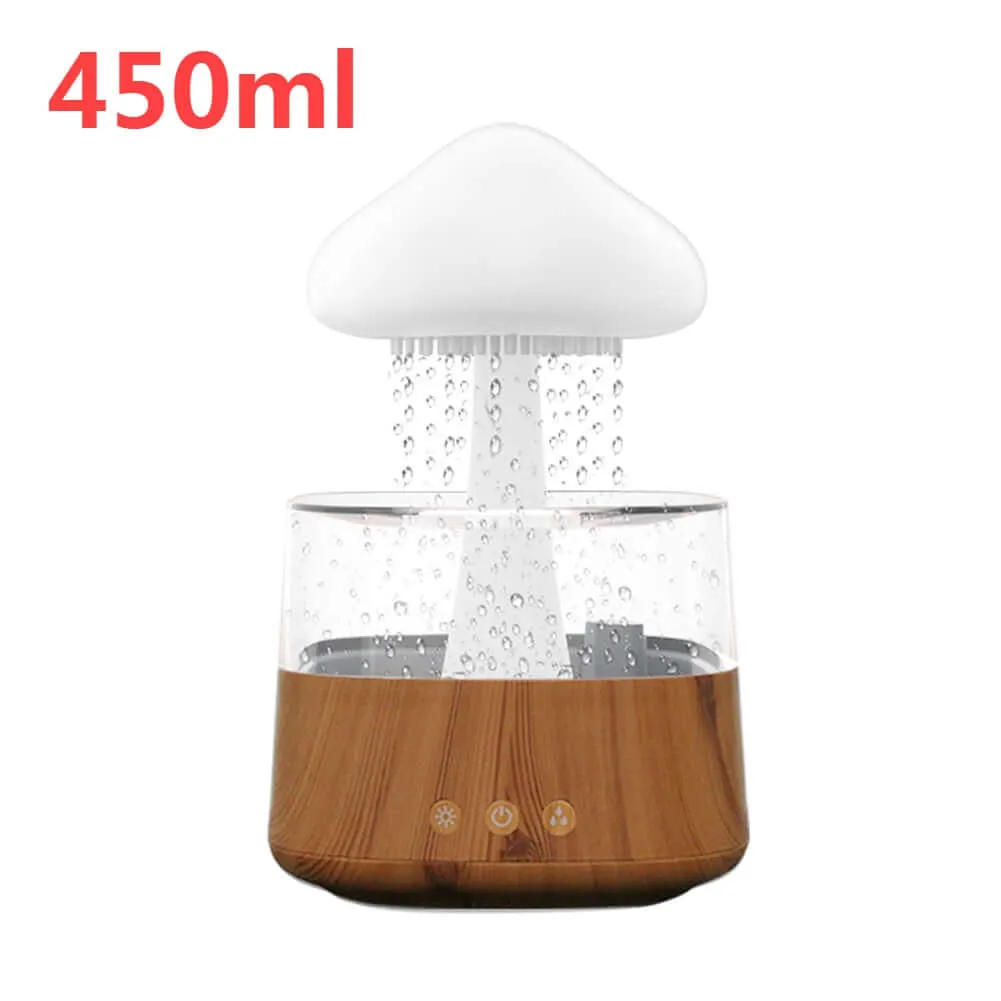 Mushroom Rain Air Humidifier Multicolor Aroma Diffuser