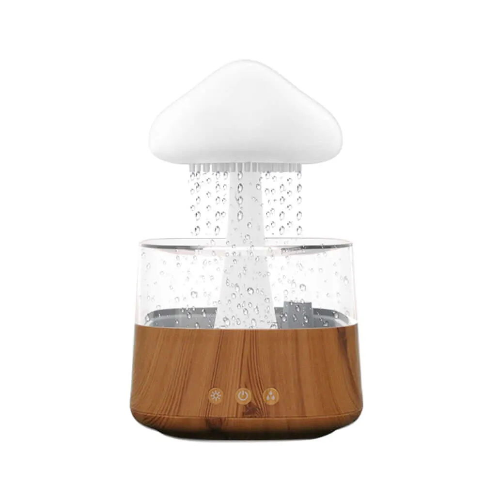 Mushroom Rain Air Humidifier Multicolor Aroma Diffuser