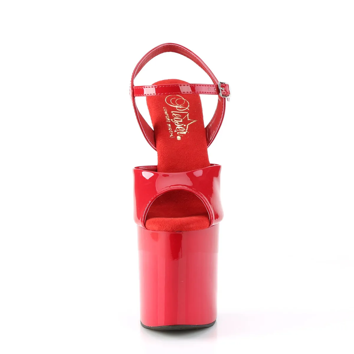 NAUGHTY-809  Red Patent/Red