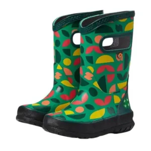NEW BOGS girl's shapes rain boots in green