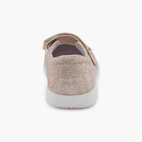 NEW STRIDE RITE kids holly shoe in rose gold