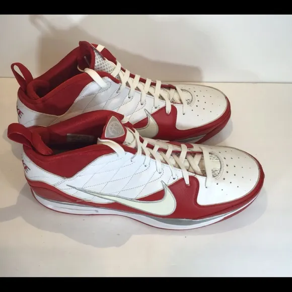NIKE AIR RARE VTG DREAM BLUE CHIP II RED WHT SZ 17
