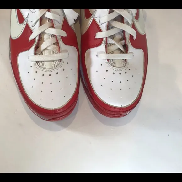 NIKE AIR RARE VTG DREAM BLUE CHIP II RED WHT SZ 17
