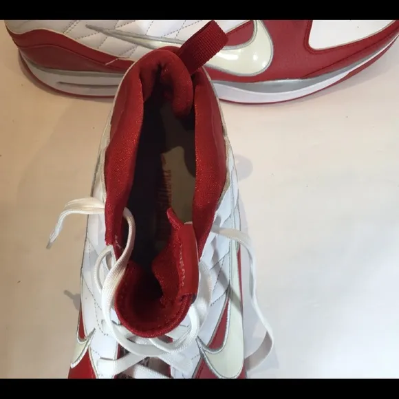 NIKE AIR RARE VTG DREAM BLUE CHIP II RED WHT SZ 17