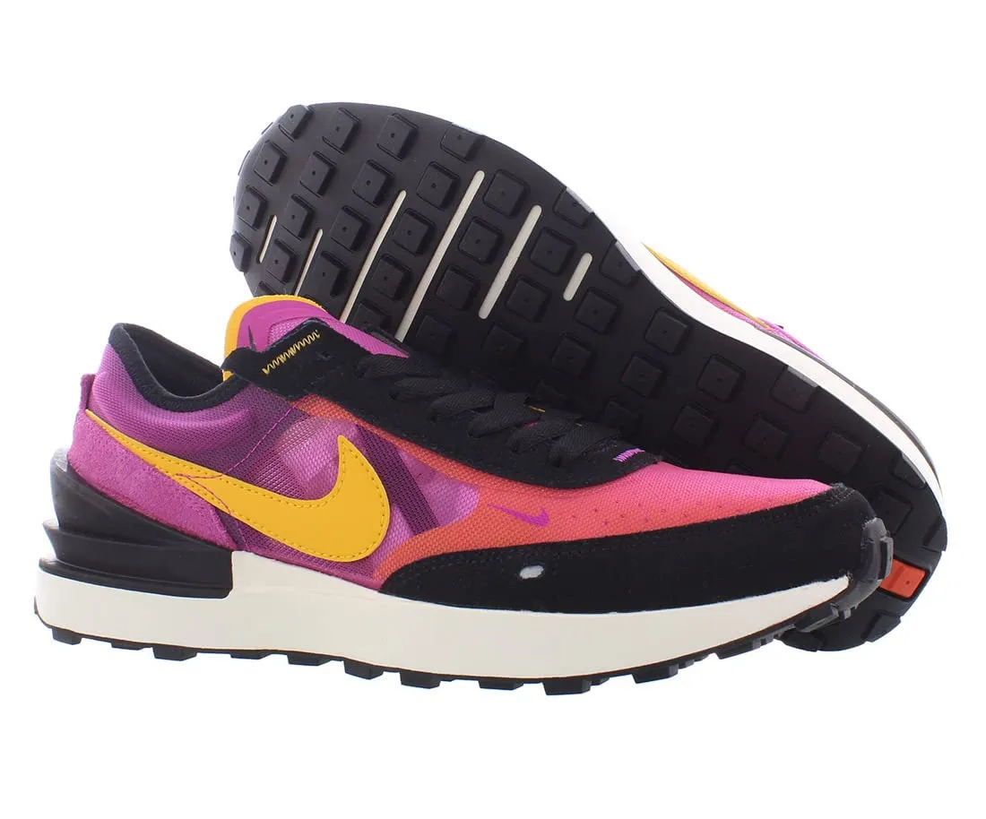 Nike Boy's Waffle One (Big Kid) 7 Big Kid Active Fuchsia/University Gold/Black
