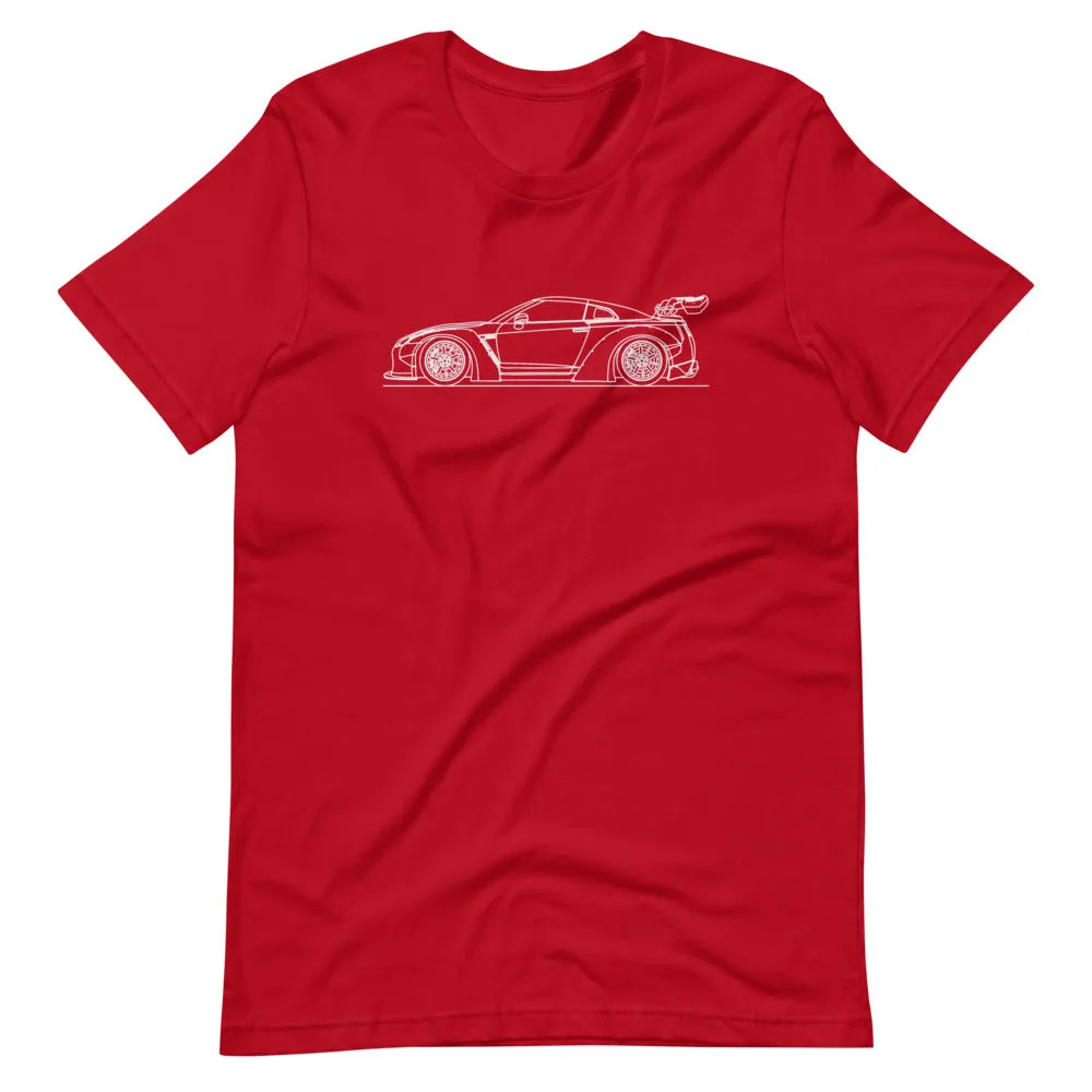 Nissan GT-R R35 Liberty Walk outline T-shirt