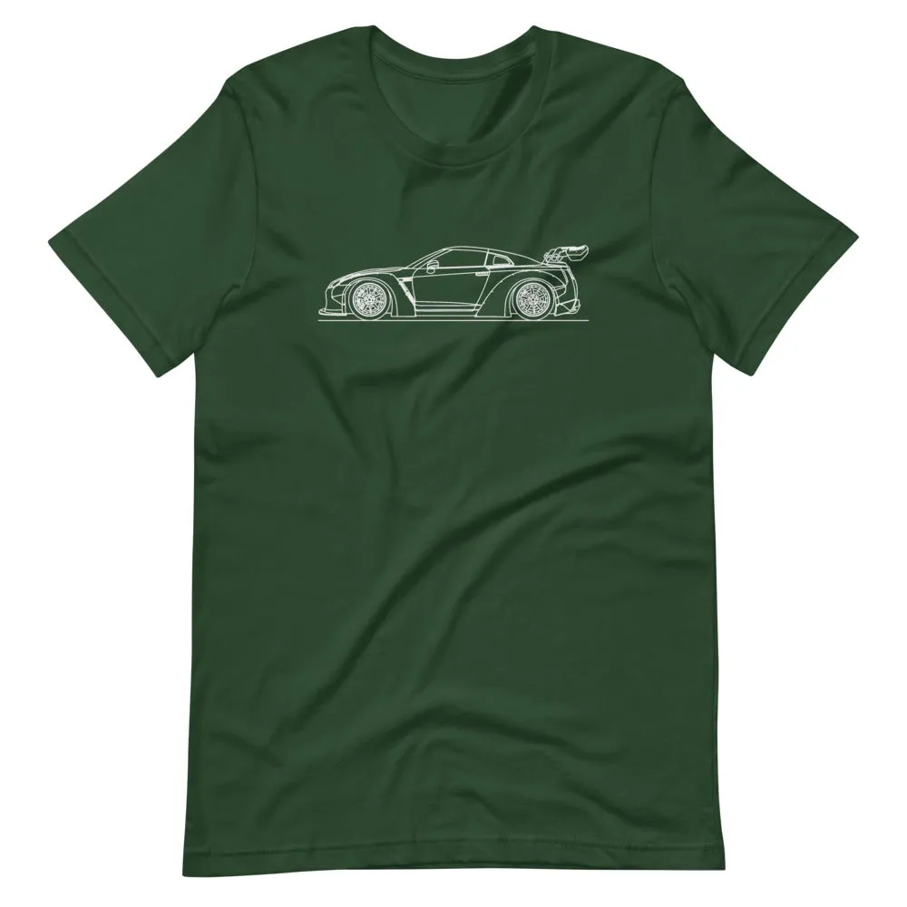 Nissan GT-R R35 Liberty Walk outline T-shirt