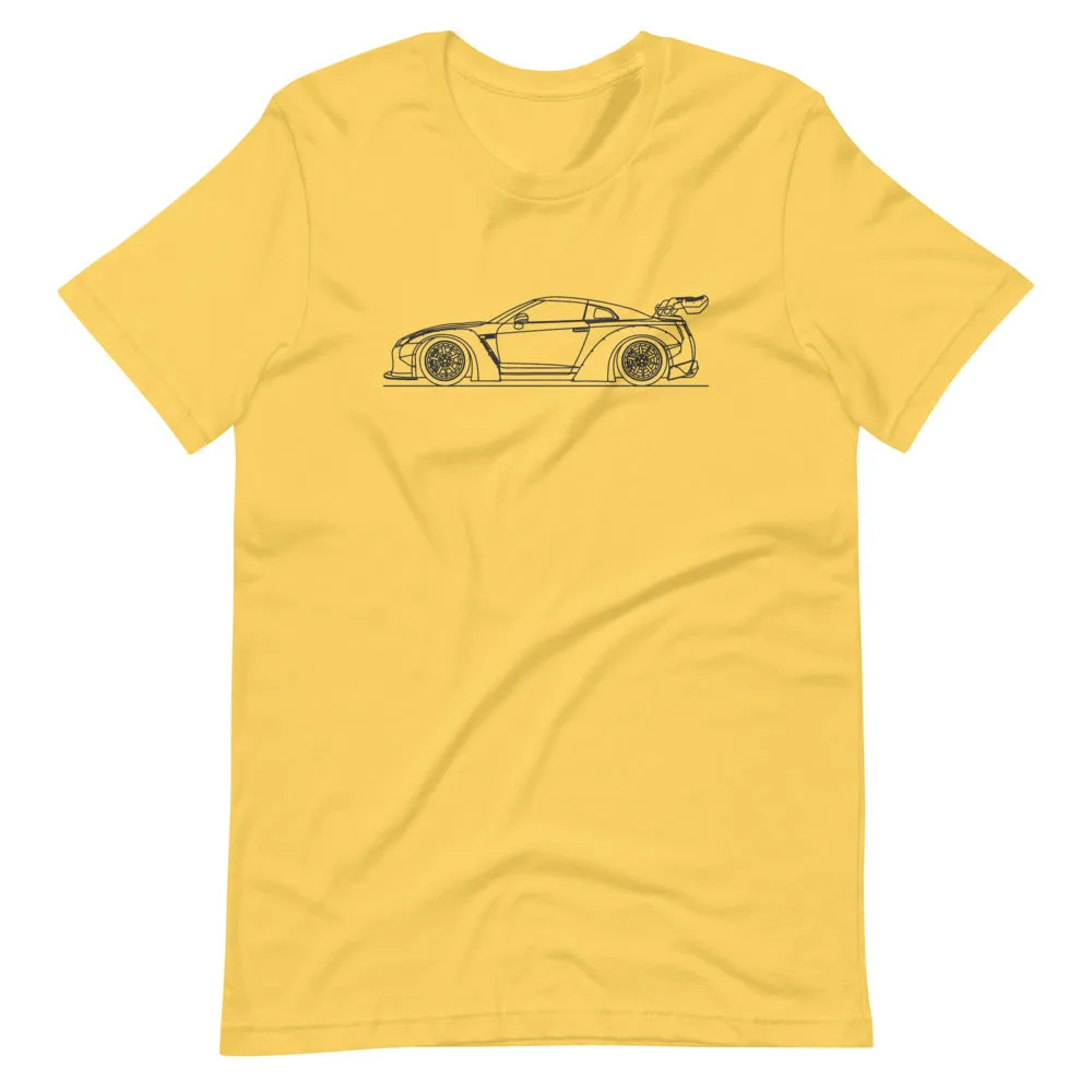 Nissan GT-R R35 Liberty Walk outline T-shirt