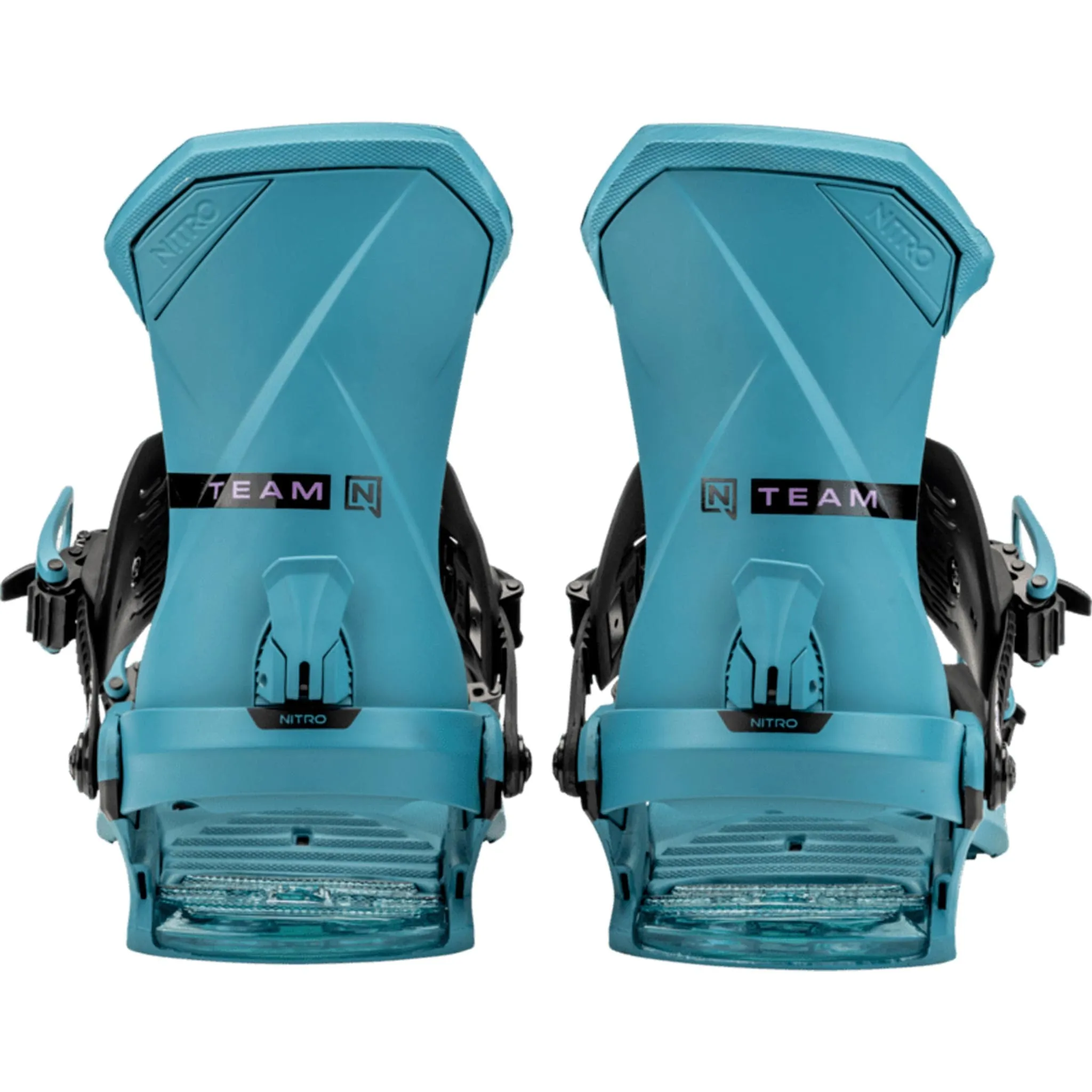 Nitro Team Snowboard Binding Midnight Turquoise 2025