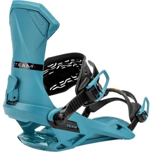 Nitro Team Snowboard Binding Midnight Turquoise 2025