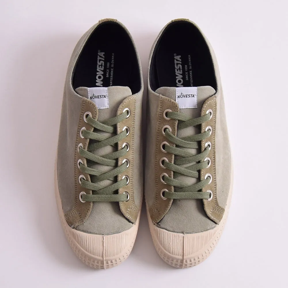 Novesta Star Master Olive Suede Shoes
