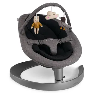 Nuna LEAF Grow Swing with Toy Bar - Charcoal