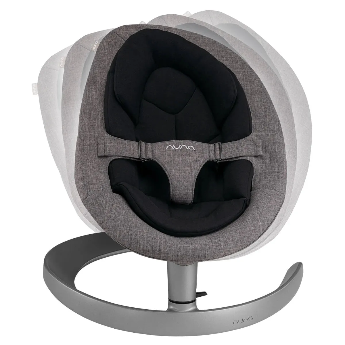 Nuna LEAF Grow Swing with Toy Bar - Charcoal