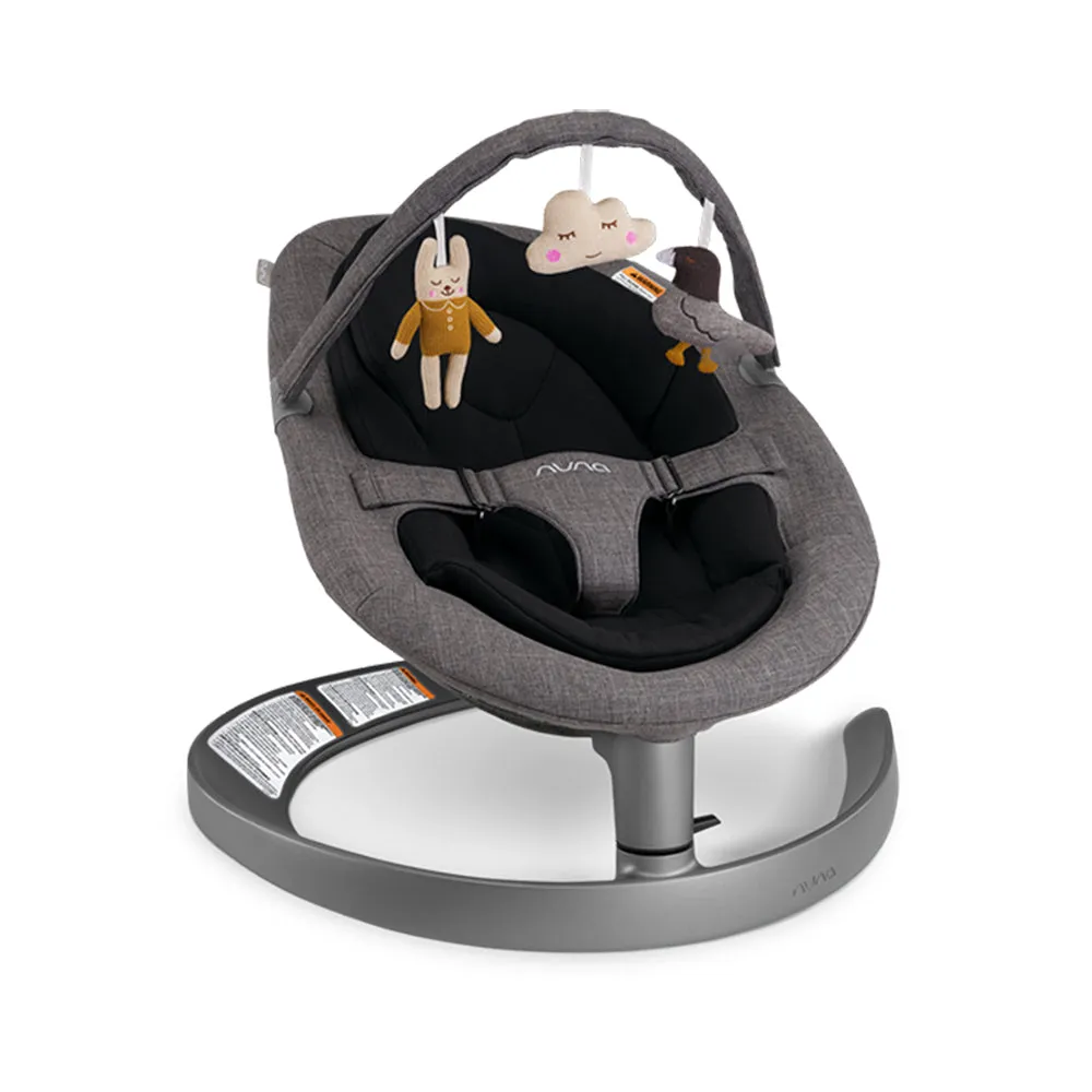 Nuna LEAF grow Swing with Toy bar Charcoal