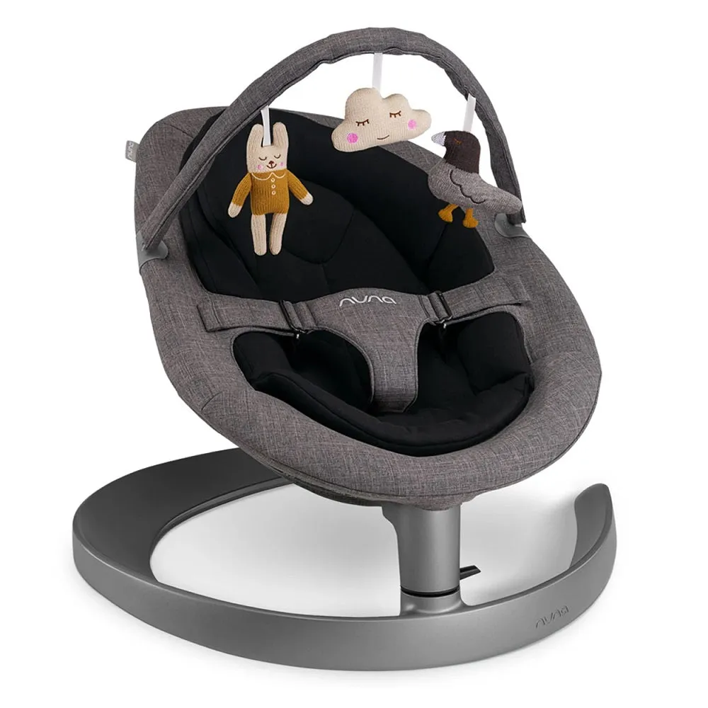 Nuna LEAF™ grow Swing with Toy Bar (Charcoal)