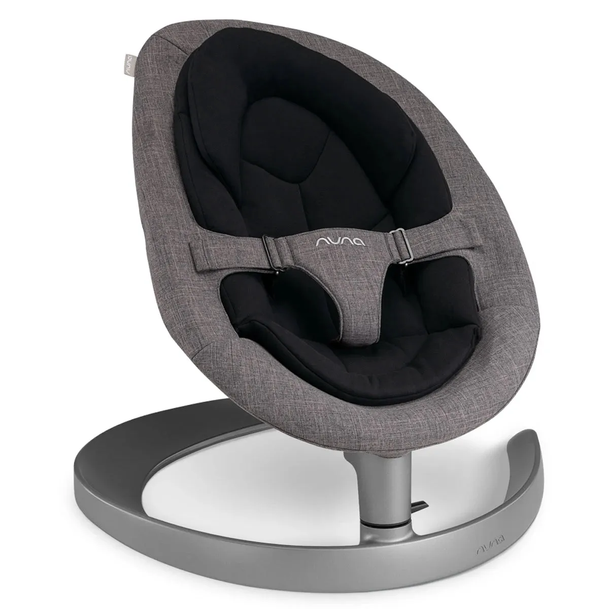 Nuna LEAF Grow Swing with Toy Bar - Charcoal