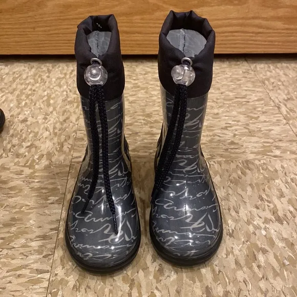 NWHOT ARMANI JUNIOR Kid's Printed Rain Boots