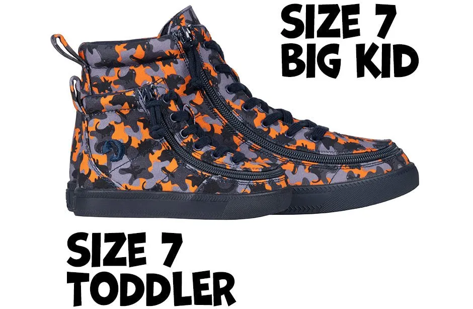 Orange Dino BILLY Classic Lace High Tops